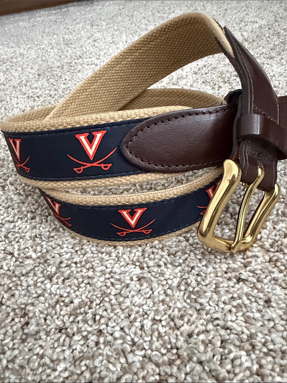 Vineyard Vines UVA Virginia Belt - Picture 4 of 13